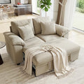 WorthFurni 61” Pull Out Couch, 2 in 1 Sleeper Sofa Bed by WorthFurni