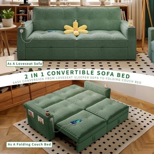 NicBex 73"Convertible sofa Bed, Pull out Couch - Image 5