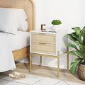 Andrew End, Bedside or Side Table in Matte White Finish by Unknown