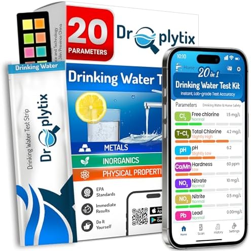 20-in-1 Drinking Water Test Kit by DROPLYTIX