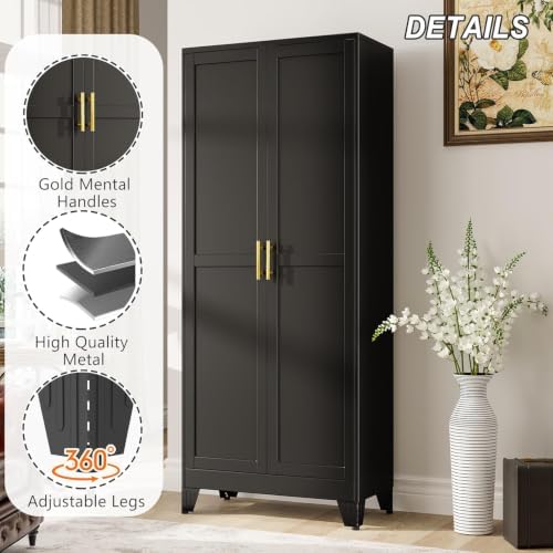 winiowa Metal Pantry Cabinet - Image 3