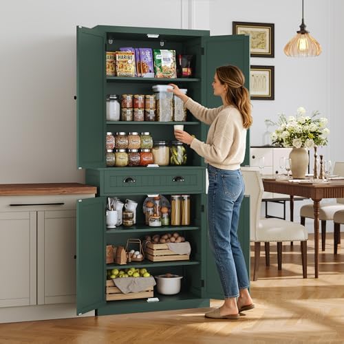 ARTPOWER 72" Tall Freestanding Pantry & Kitchen Storage Cabinet - Image 3