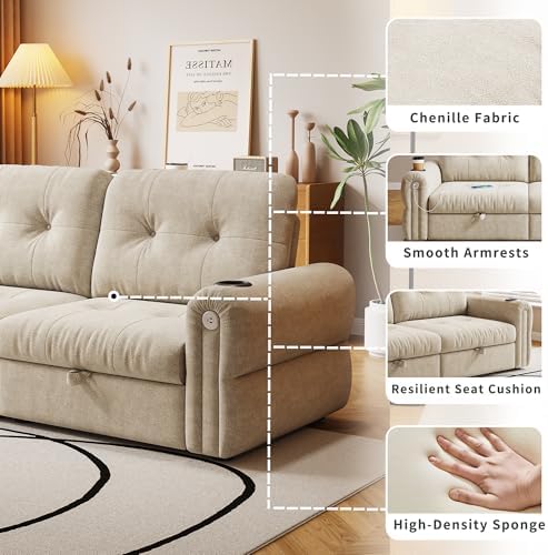 Queen Sleeper Sofa Bed - Image 6
