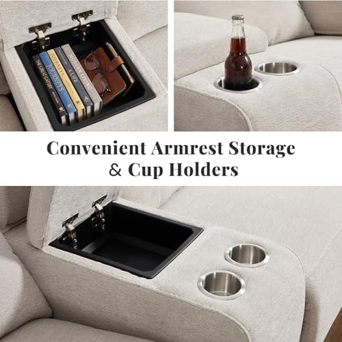ANJ Power Recliner Sofa Cloud Couches - Image 4