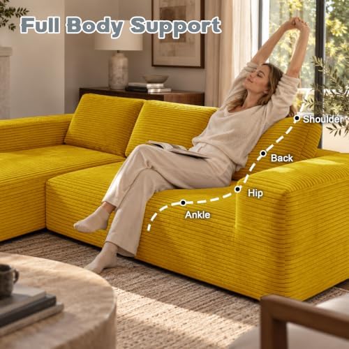 93" L-Shaped Modular Sectional Sofa - Image 5