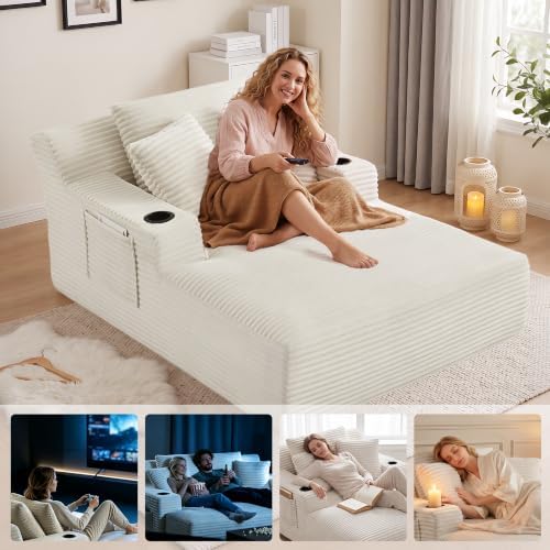 NicBex 66”Oversized Chaise Lounge Chair Indoor - Image 4