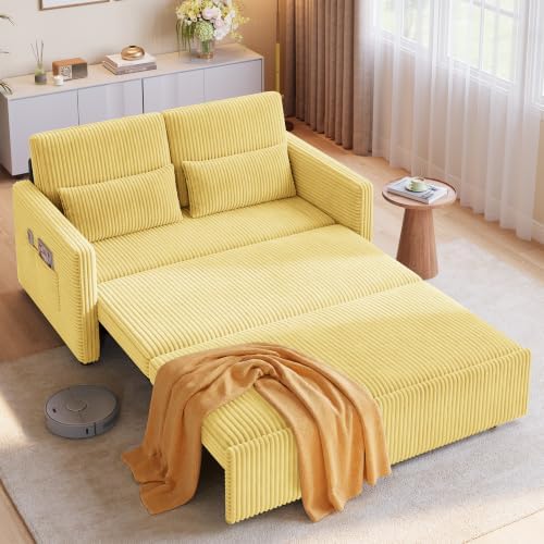 Ahomly 3-in-1 Convertible Loveseat Sofa Bed - Image 2