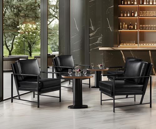 Yaheetech Mid-Century Modern Accent Chairs Set of 2 - Image 2