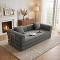 Futon Sofa Bed Modular Loveseat Sleeper Folding Pull Out Couch by HouseMila