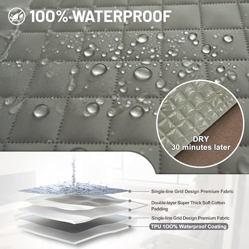Waterproof Sectional Reclining Couch Covers L Shaped Recliner Sectional Sofa - Image 4