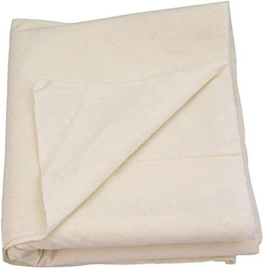 AK TRADING CO. Muslin Fabric/Textile Unbleached - Draping Fabric - Natural 5 Yards Medium Weight - 100% Cotton (63in. Wide)