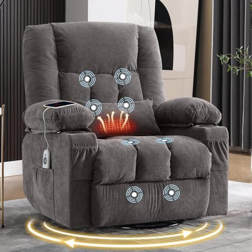 Swivel Rocker Recliner Chair by Unknown