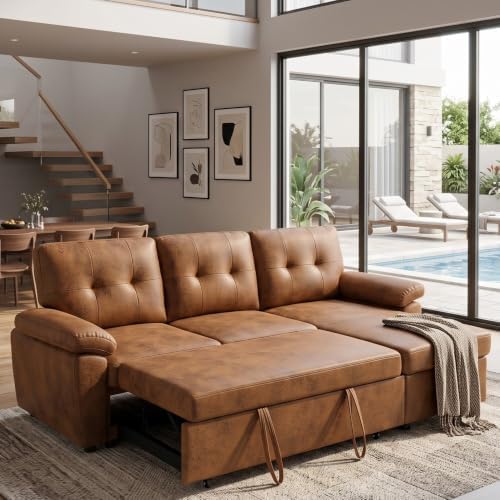 healthomse 88.5" Modular Sleeper Sofa Bed by Healthomse