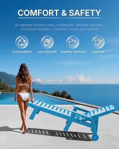 Patio Chaise Lounge Chair Outdoor - Image 6