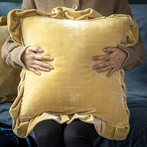 GLORY SEASON Velvet Throw Pillow Cover Soft Decorative Luxurious Solid Square - Image 3