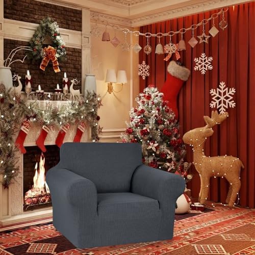 KEKUOU Stretch Chair Sofa Slipcover, Single Couch Cover - Image 2