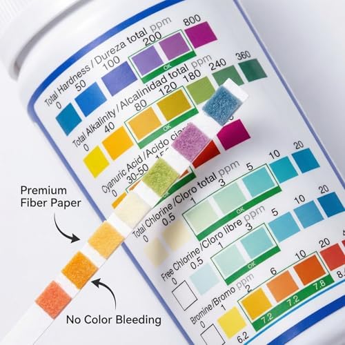 7 in 1 Pool Test Kit 150 Strips Pool Spa Test Strips - Image 3