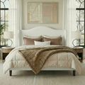 Allewie Full Size Bed Frame, Plush Velvet Wingback, Modern Style by Allewie