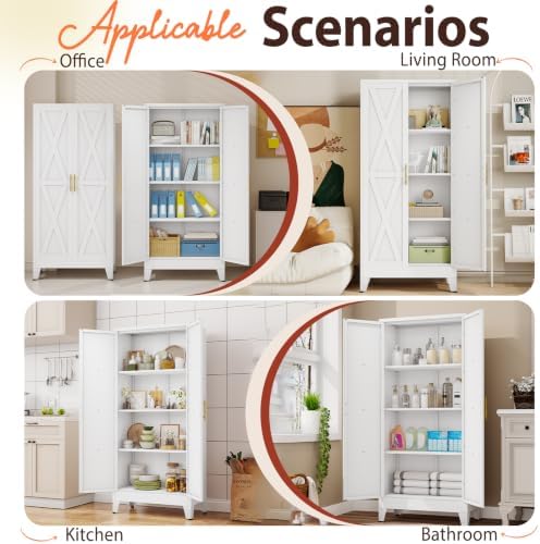 PAOFIN 61" H Kitchen Storage Cabinet - Image 7