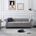 ORRD Chesterfield Sofa Velvet, Modern Tufted Couch 3 Seater by ORRD