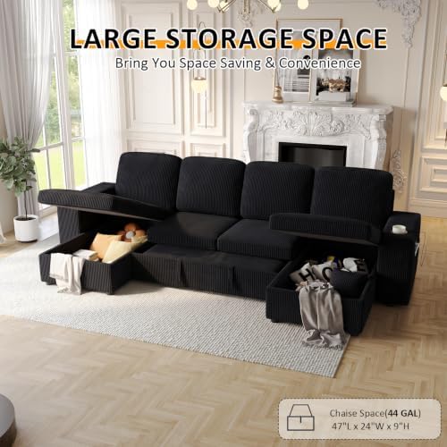 Modular Sectional Sleeper Sofa Bed, Couches - Image 5