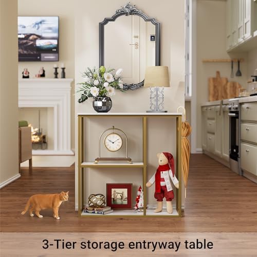 WOHOMO 31.5 in Entryway Table Modern Sofa Table - Image 3
