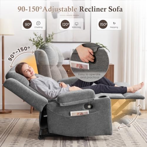 Recliner Loveseat, Double Recliner Loveseat - Image 3