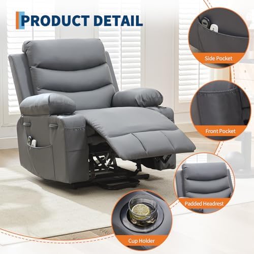 Garvee Oversized Power Lift Recliner Chair - Image 5