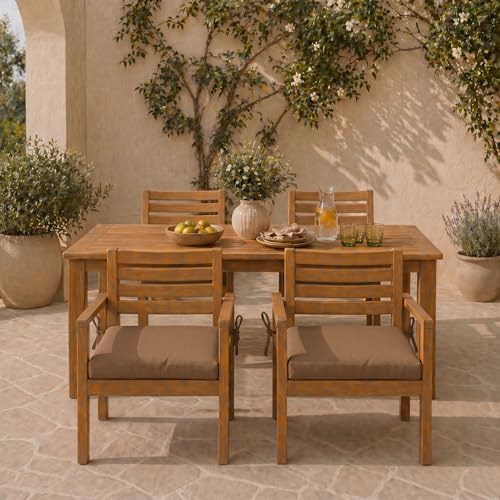 RSH DECOR: Outdura Foam Chair Cushions Set of 2 | 22" x 22" x 2" | All-Weather - Image 2