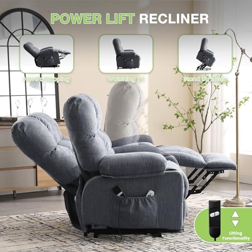BOSMILLER Power Lift Recliner Chair - Image 4