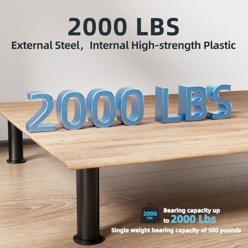 Adjustable 8-12 inch Bed Legs Metal Replacement Heavy Duty Leg M8 M10 Thread - Image 4