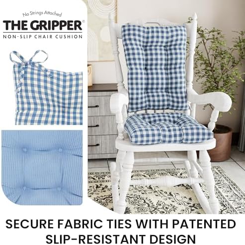 Klear Vu The Gripper Non-Slip Rocking Chair Cushion Set - Image 4