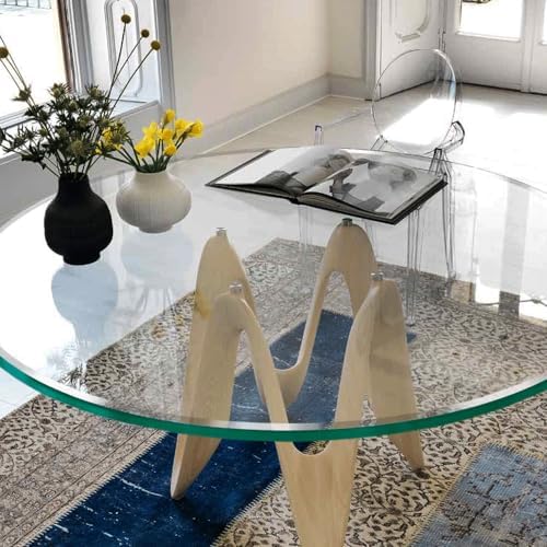 Dulles Glass 20 inch Round Glass Table Top - Image 6