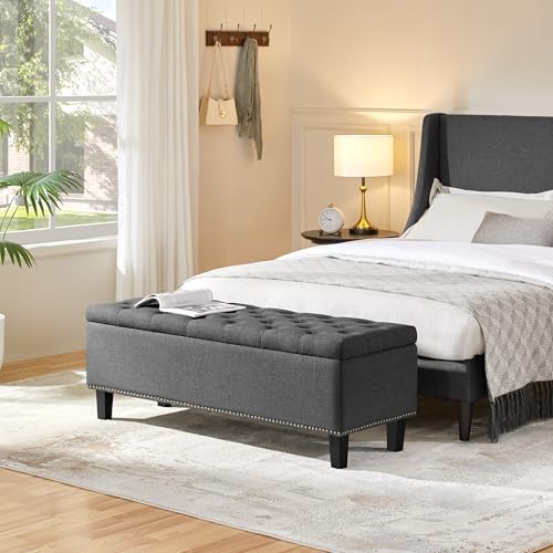 Yaheetech 49in Storage Ottoman Coffee Table - Image 4