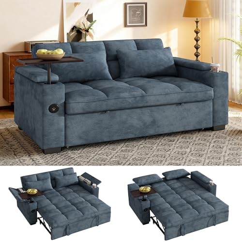 65'' Sleeper Sofa Pull Out Couches by FOCALSWEET