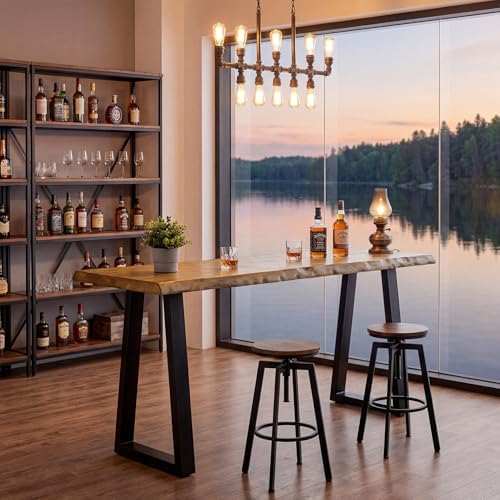 63” Solid Wood Bar Table, Commercial Grade Counter Height Table - Image 3