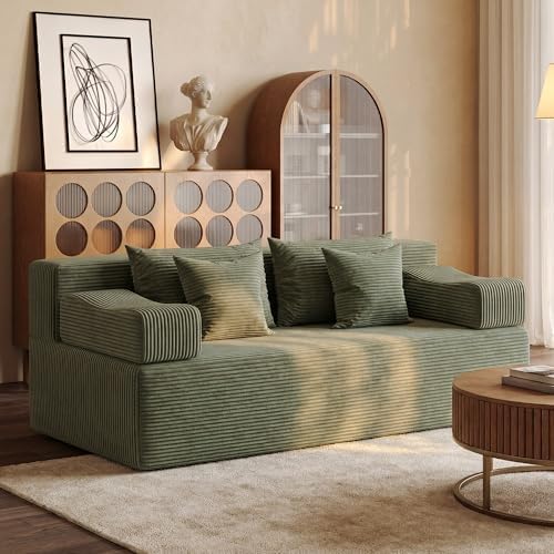 MONVANE 70" Modular Sectional Sofa, Boneless Loveseat by MONVANE
