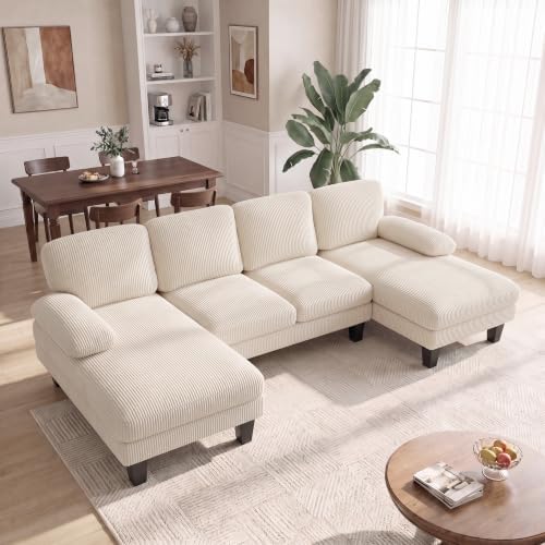Homall 105" U-Shaped Sectional Couches, Sofa Couch by Homall