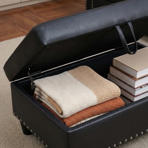 Faux Leather Sectional Couches for Living Room - Image 4