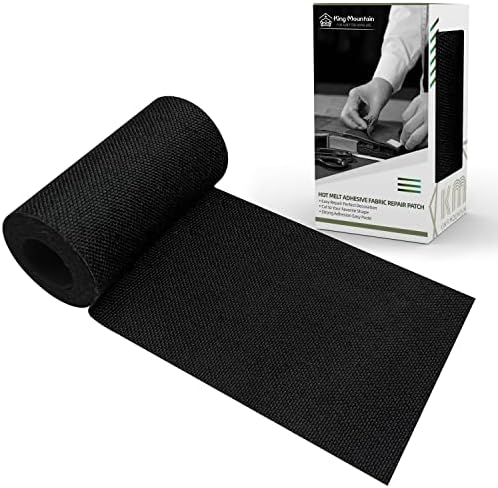 King Mountain Premium Linen Fabric Iron-on Repair Patch, Inside&Outside Fabric by ForABetterHomeLife