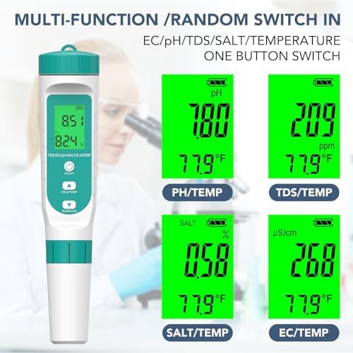 Professional ORP Water Tester, 7-in-1 Pool Salt Tester - Image 4