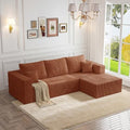 108" Modular Sectional Sofa, L-Shaped Cloud Couch by ICCEQUEEFURNITURE