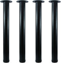 QLLY 22 inch Adjustable Metal Desk Legs, Heavy Duty Furniture Table Legs by QLLY