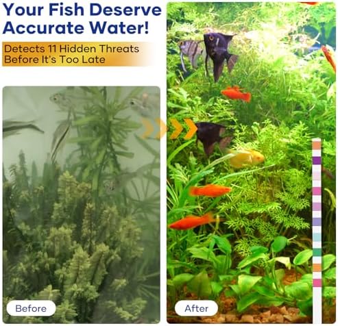 11 in 1 - Aquarium Test Strips | 950 Tests - 150 Strips | Fish Tank Aquariums - Image 5