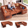 WEUP 111" Modular Sectional Sleeper Sofa by Unknown