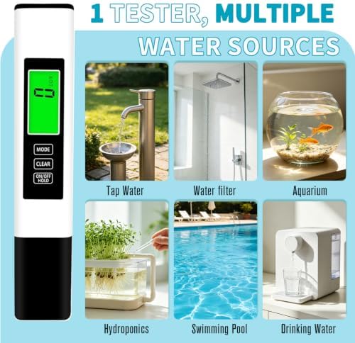4-in-1 TDS Meter, Water Tester - Image 4