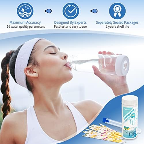 16 in 1 Water Test Kit with 125 Test Strips - Image 3