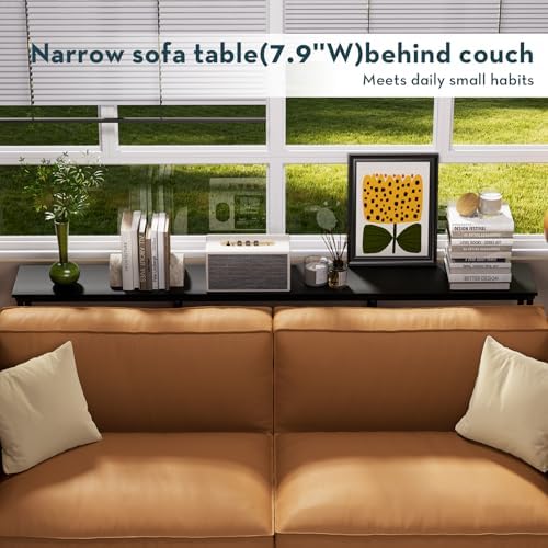 WOHOMO 63 in Entryway Table Modern Sofa Table - Image 6
