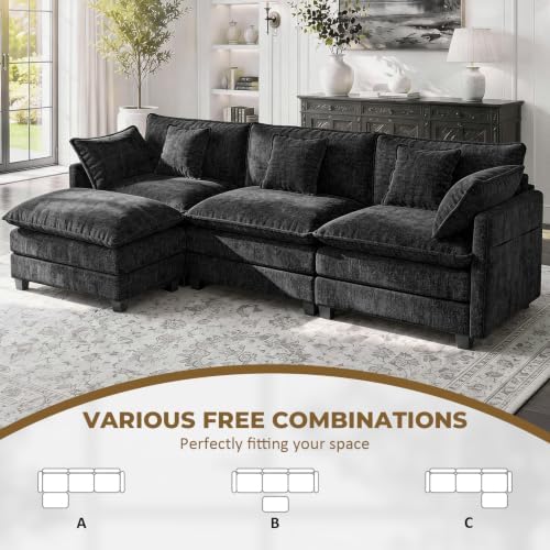 LEVELEVE 112" L-Shape Modular Sofa - Image 3