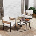 Grand patio 4-Piece Outdoor Conversation Set by GrandPatio